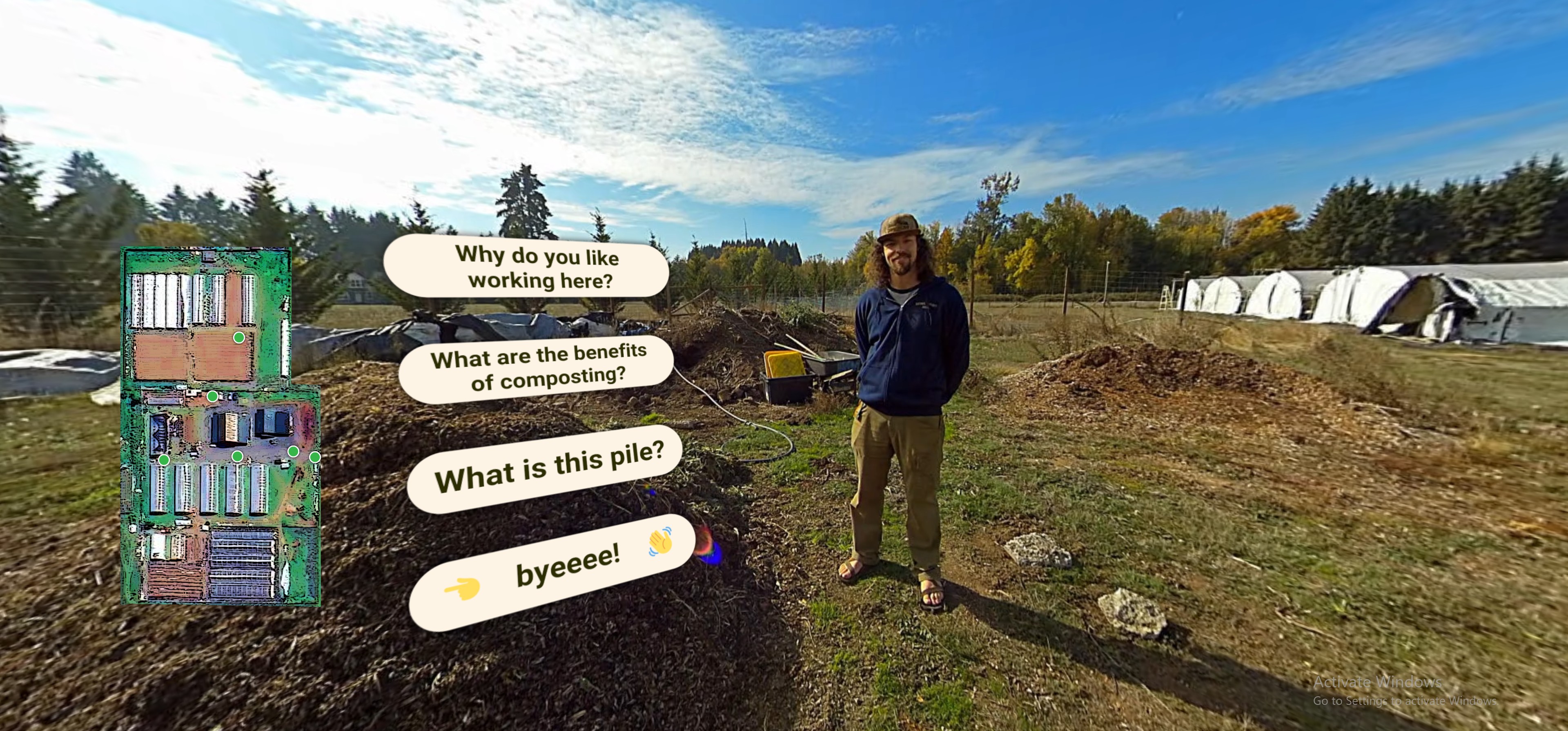 3D Vista software interface for creating web-based 360 virtual tours