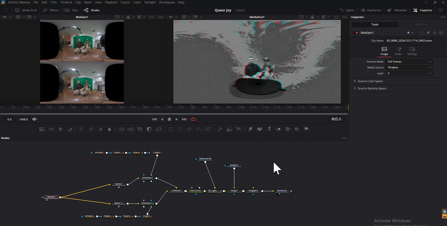 Organizing complex immersive video projects