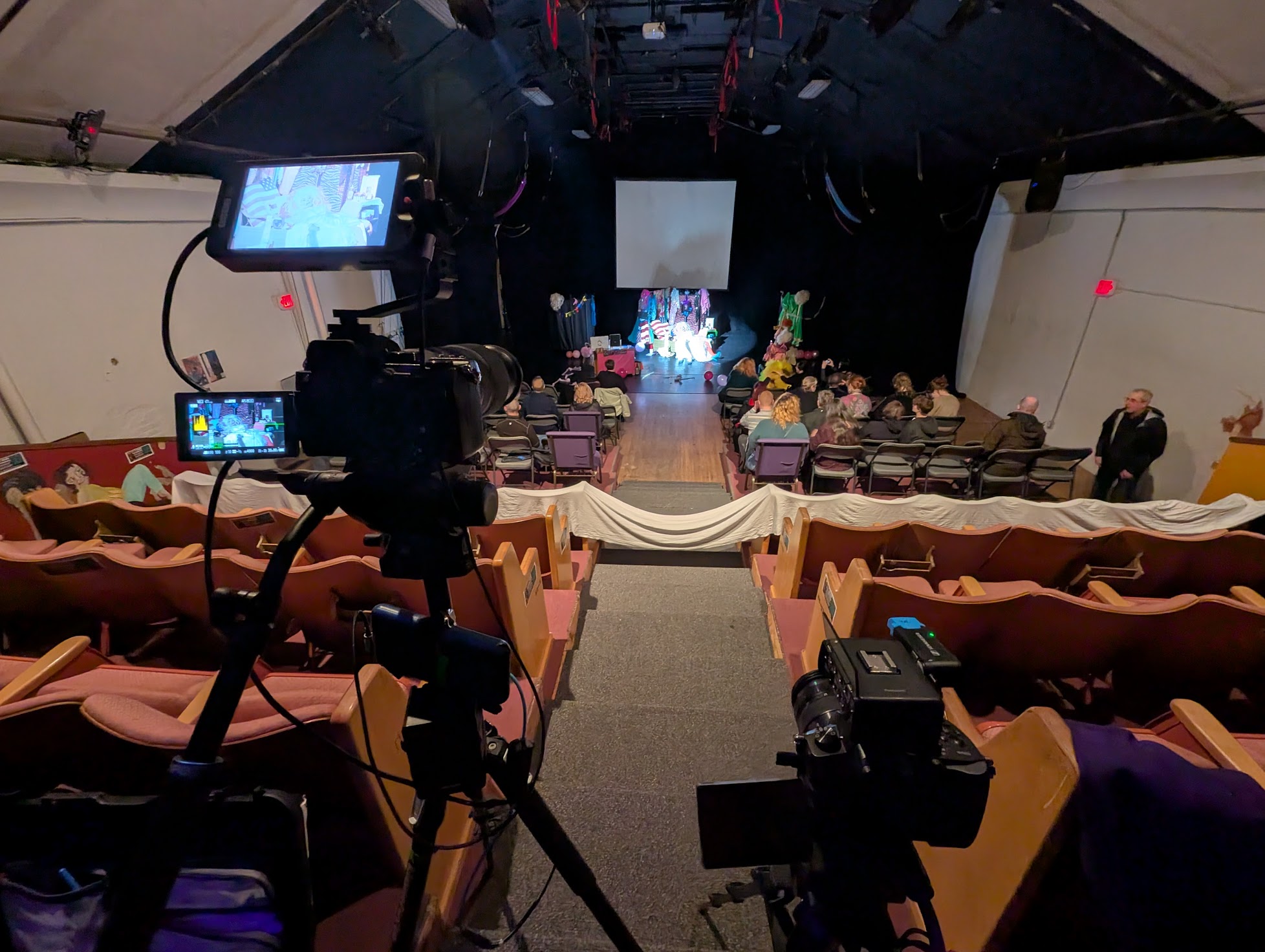 Filming theatrical performance